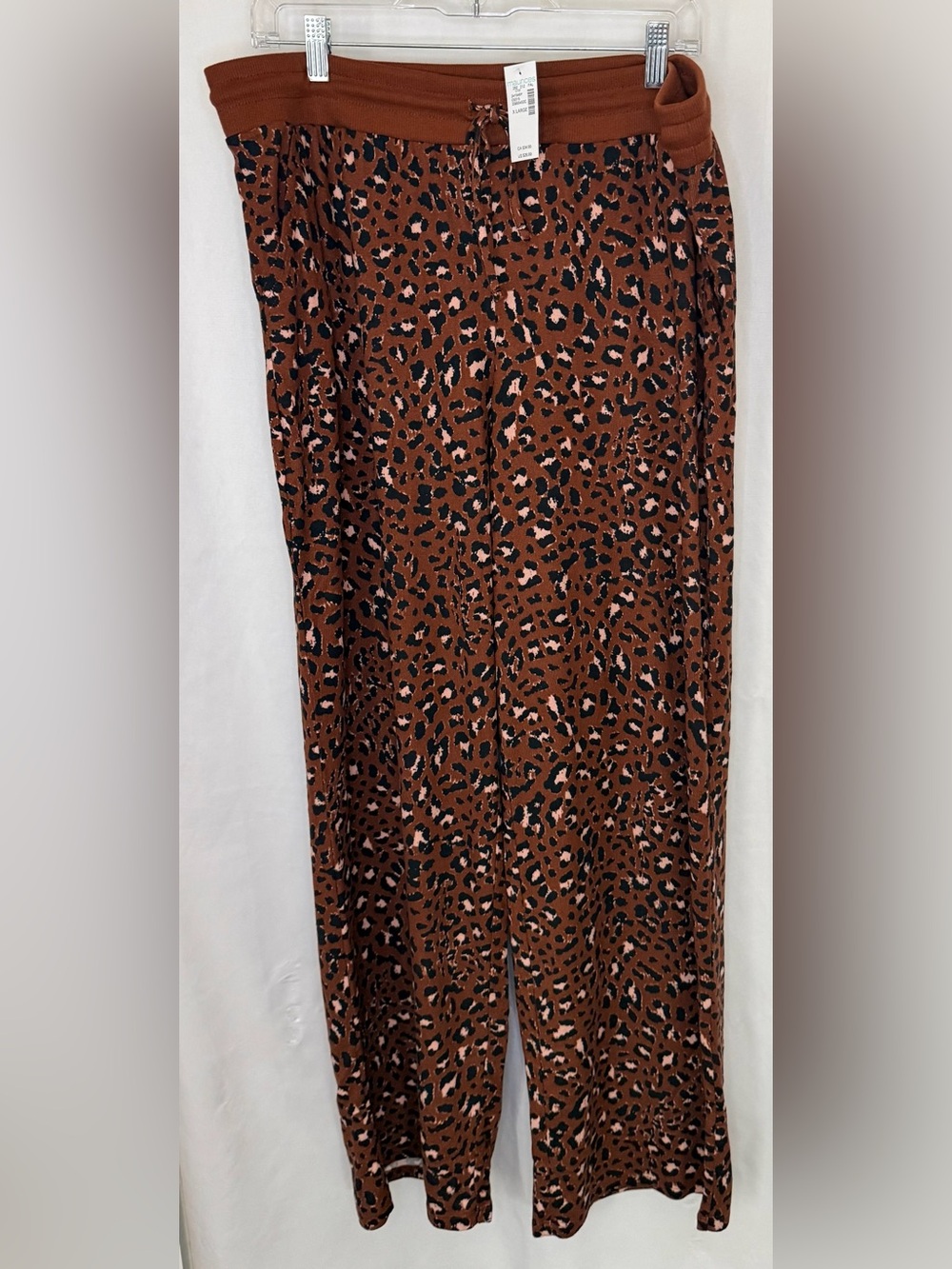 Maurices Brown Leopard Print Pajama Pants XL